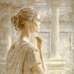 Symbolic representation of insight, one of the cardinal virtues of wisdom, emphasizing deep understanding and wise decision-making.
