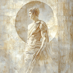 Depiction of respect and recognition – important values in Stoicism that promote mutual appreciation and harmony.