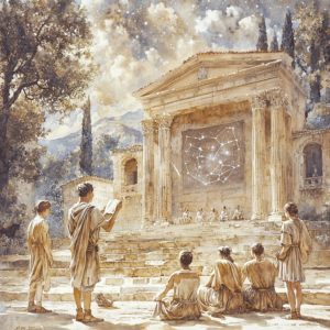 Illustration of willingness to learn – openness to new ideas as a central virtue in Stoicism.