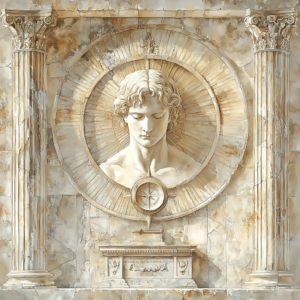 The cardinal virtue Wisdom, known for prudent judgment and insight as ethical core principles.