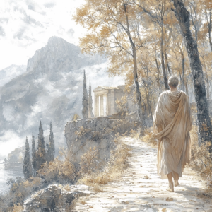 Depiction of freedom and autonomy – Stoic wisdom that promotes inner independence and self-determination.