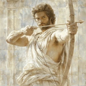Depiction of self-discipline and control – Stoic wisdom for strengthening inner balance and mastery.