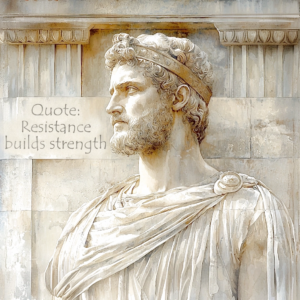 Depiction of Stoic quotes – inspiring words from renowned Stoic philosophers such as Seneca, Epictetus, and Marcus Aurelius.