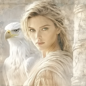Depiction of wisdom about joy – Stoic principles that promote true contentment and serenity.