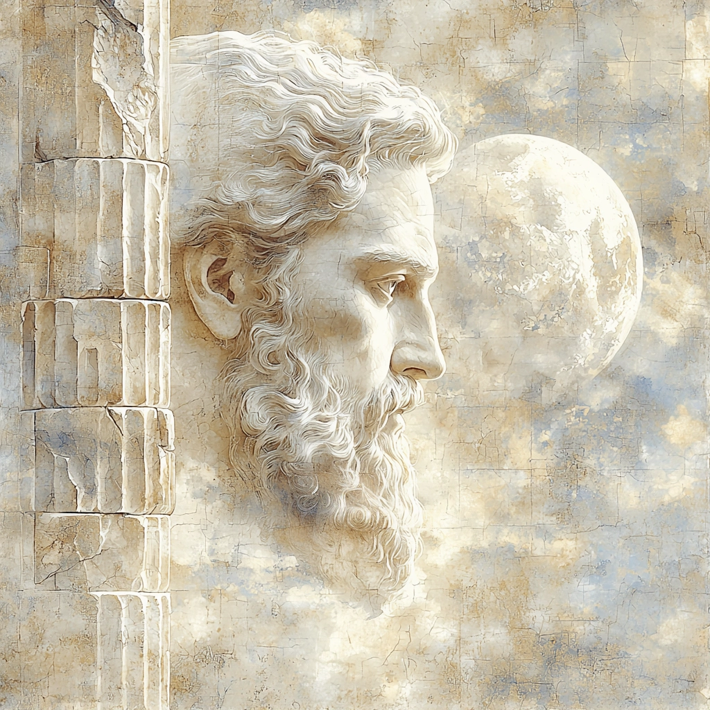 Zentrale Begriffe der Stoa – von Selbstführung bis Kosmos. Klar gegliedert, bildhaft verdichtet, philosophisch präzise.