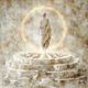 Representation of a spacetime concept combined with Stoic thinking on the sphere of control and a rational view of external circumstances.
