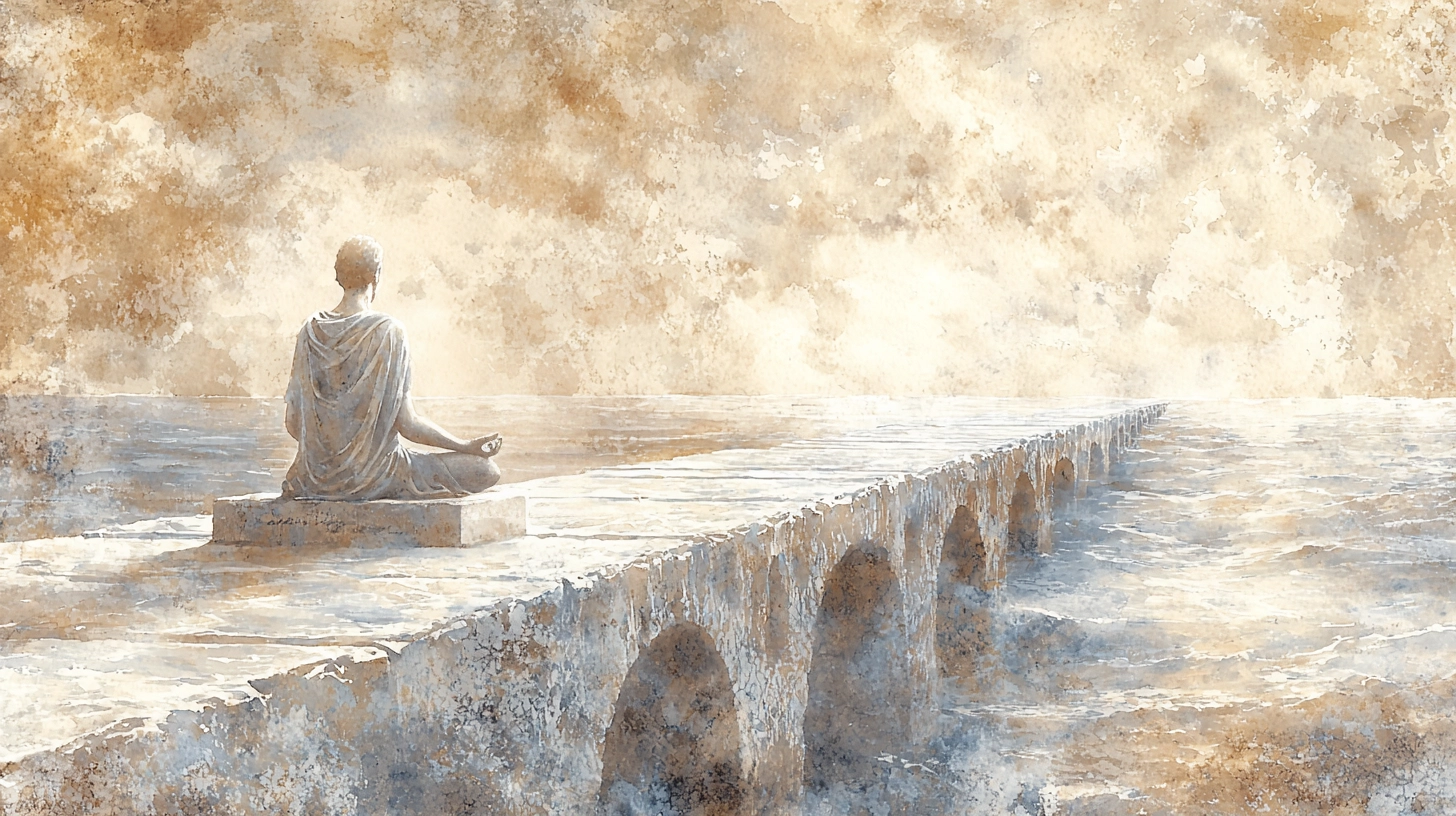 Enkráteia as Stoic self-mastery: the precise choice not to add, letting language stay clean.