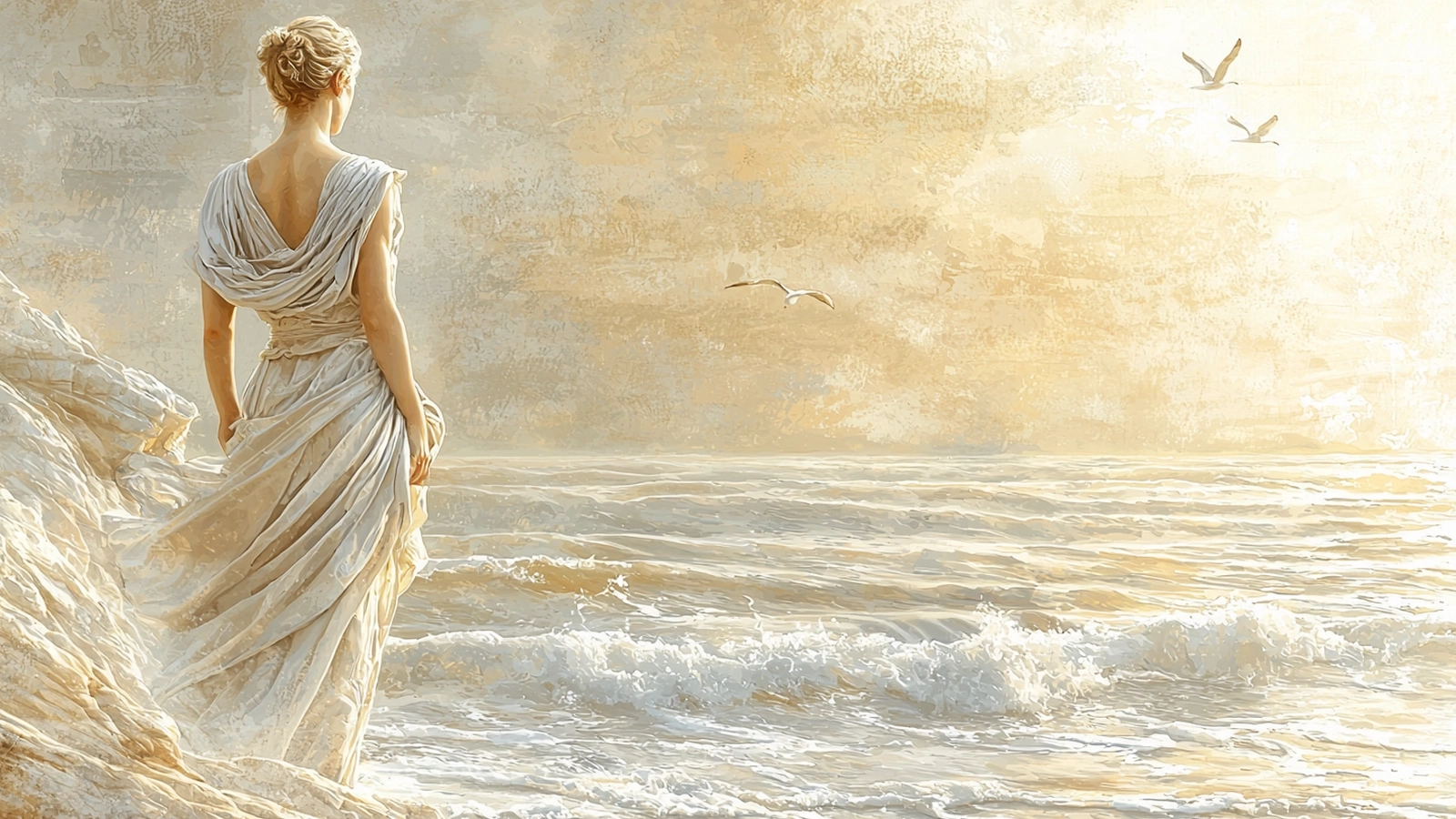 Abstract tension between self-image and judgment, read with Stoic restraint, where success and failure gain inner weight.