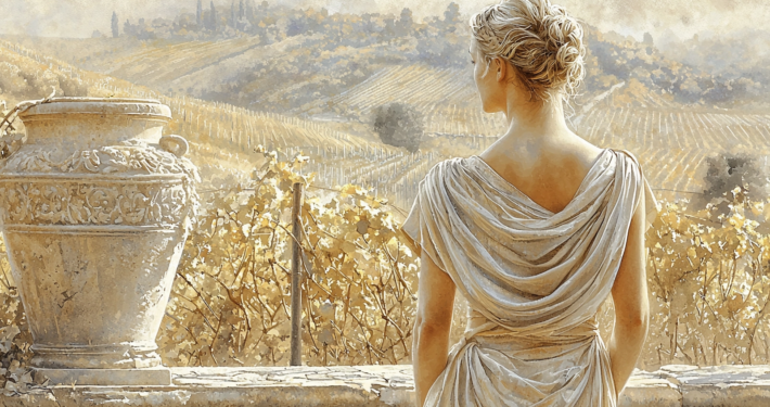 Abstrakte Darstellung von Lebensglück als Ergebnis nachträglicher Wertung und innerer Gewichtung von Erfahrungen.