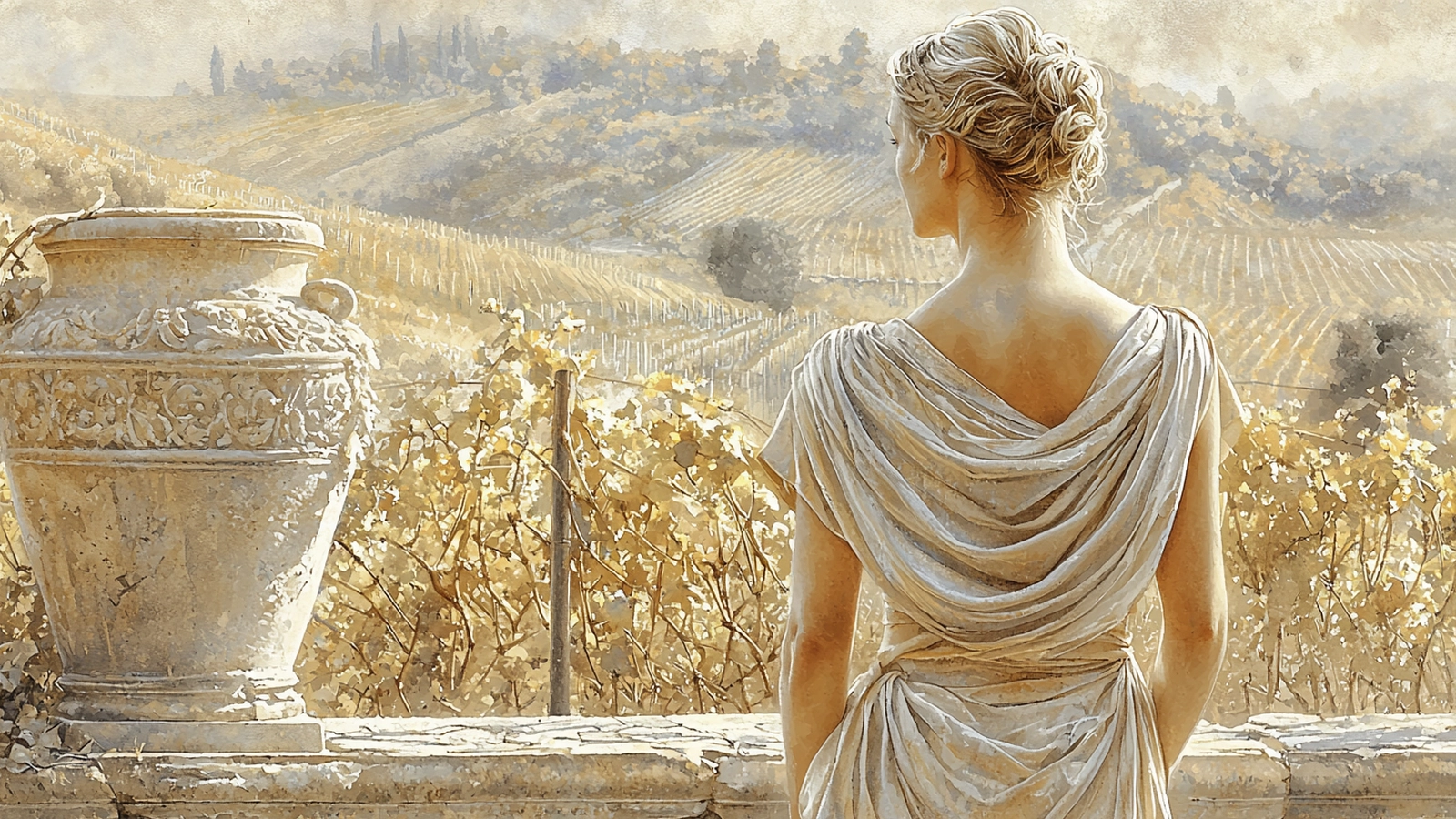 Abstrakte Darstellung von Lebensglück als Ergebnis nachträglicher Wertung und innerer Gewichtung von Erfahrungen.