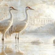 Abstract multitasking dynamic in a Stoic context: paced reactions, fragmented judgment, quiet self-leadership.